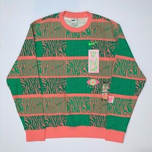 Nike Sportswear Club Fleece Men’s Trippy Safari Sweatshirt-Size XL New